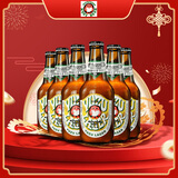 常陆野礻卜猫头鹰西柚拉格啤酒330ml*6瓶 韩国进口 新春送礼京东自营