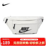 耐克NIKE 王一博同款 男女款腰包  休闲包 BA5751-072浅骨色大号