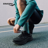 SAUCONY索康尼 TIDE 4浪潮4男女同款慢跑训练缓震跑鞋 黑【情侣款】 41