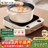 小熊（Bear）电磁炉 电陶炉 家用煮茶火锅2200W大火力智能触控22档火力双环控火可定时无辐射电磁灶 DTL-D22A1