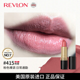 露华浓丽采保湿滋润唇膏黑管口红4.2g传奇415#不掉色年货情人节礼物