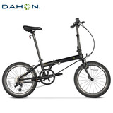 大行（DAHON）折叠自行车20英寸8级变速经典P8单车KBC083 黑色经典版-京仓
