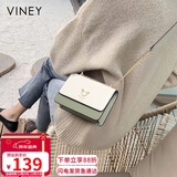 viney牛皮包包女包洋气斜挎链条包轻奢单肩包生日元旦礼物送女生女友