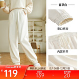 安踏束脚裤丨针织运动长裤女冬季新款宽松休闲跑步百搭束口卫裤子