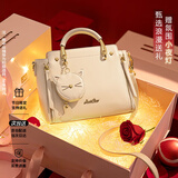 欧时纳（JUST STAR）包包女款2025年新款手提包轻奢斜挎包高级感女士包包生日圣诞礼物