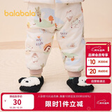 巴拉巴拉balaOne宝宝地板袜防滑点胶冬加绒婴幼儿保暖袜学步209425172203