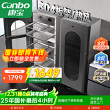 康宝（Canbo）304不锈钢消毒柜家用台立式婴儿奶瓶碗筷高温二星双门热御风消毒碗柜【国家补贴】XDZ140-KT