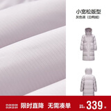 森马（Semir）90绒羽绒服女长款收腰显瘦冬季宽松连帽三防厚外套101724113055