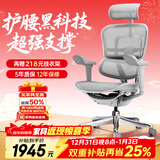 Ergonor保友金豪b雄鹰 人体工学椅 电脑椅 电竞椅办公椅子可躺老板椅 【金豪b雄鹰】银白网