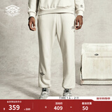 茵宝（Umbro）官方运动长裤宽松百搭男裤束脚收口休闲裤运动卫裤 雨晨灰(U2123332322) M