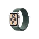 Apple/苹果 Watch SE 智能手表GPS款40毫米星光色铝金属表壳湖绿色回环式运动表带MXF63CH/B