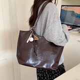 爱情海牛皮包包女包斜挎单肩托特包通勤大容量生日新年礼物送女生女友