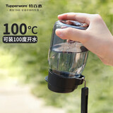 特百惠（Tupperware）嘟嘟企鹅350ML塑料杯夏季儿童可爱水杯子男女学生带提绳 小黑嘟