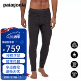 巴塔哥尼亚（Patagonia）男士Cap TW C4功能内衣下装保暖户外带绒内衣43687 BLK黑色 S