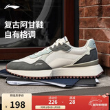 李宁载物丨阿甘鞋男子减震回弹柔软轻量经典休闲鞋AGCV469