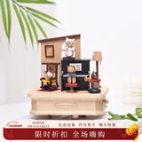 Wooderful Life森活木趣猫咪钢琴木质音乐盒送女朋友女孩生日八音盒儿童玩具礼物