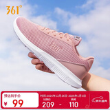 361°运动鞋女秋冬季网面透气轻便户外健身休闲跑步鞋子女681832270-2