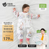 贝肽斯婴儿睡袋防惊跳夏季空调房薄款新生儿童睡袋0-3岁宝宝防踢被着凉 夏天（前6后4 20-25℃）乔兔 L码2-4岁 建议身高90-105cm
