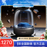 哈曼卡顿蓝牙音箱 桌面家用电脑音响家庭影院生日礼物 居家艺术音响 氛围感推荐 （高性价比）琉璃3 黑色 音箱