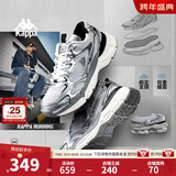 Kappa卡帕男鞋网面运动鞋男冬季新款网鞋透气休闲老爹鞋子男薄款跑步鞋 奥运灰 42