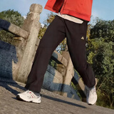 阿迪达斯（adidas）【加绒】裤子男运动裤25冬季新款休闲裤束脚卫裤针织透气长裤 【马年新款】直筒裤 非加绒 L