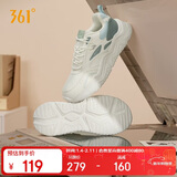 361°运动鞋女冬季革面厚底增高休闲通勤老爹跑步鞋子女682446727-1