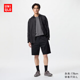 优衣库男装女装弹力松紧短裤/休闲运动中裤/起居裤/可外穿476081 476081/09黑色 L