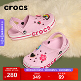 卡骆驰洞洞鞋贝雅卡骆班轻便耐磨一脚蹬休闲鞋|205089 芭蕾粉/糖果粉-6TG 40 (250mm)