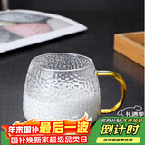 MULTIPOTENT锤纹菠萝水杯ins简约杯子果汁杯牛奶杯办公室家用杯子400ml