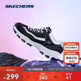 斯凯奇奥利奥|男鞋秋冬季黑白老爹鞋复古熊猫鞋透气厚底运动鞋8790091