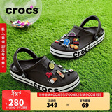 卡骆驰（CROCS）贝雅卡骆班洞洞鞋|205089 黑色/白色-066   43 (270mm)  