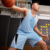 361°运动套装男夏季速干篮球跑步健身球衣背心短裤两件套652621901-7
