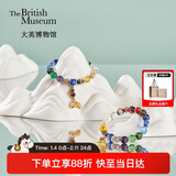 大英博物馆东方梦境香灰琉璃十八籽轻奢手链女款手串送女友生日礼物新年礼物