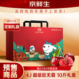 京鲜生【赠送PLUS定制礼袋】智利车厘子4J级10斤礼盒 果径约32-34mm