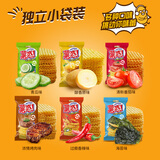 盐津铺子薯片混合6味14包休闲零食礼盒非油炸0反式脂肪酸膨化