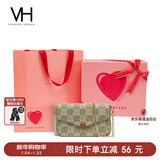 VANESSA HOGAN VH女包山茶花信封包秋冬小众老花链条包女士单肩斜挎包新年礼物