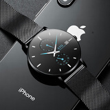 ATQ十大品牌超薄手表男士款商务时尚机械风新年元旦节礼物送男友老公