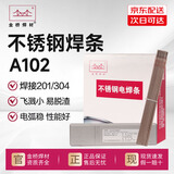 金桥焊材不锈钢焊条A102承压E308-16普通家用220v电焊条3.2mm20kg整箱