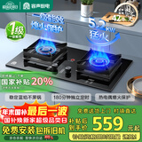 容声国家补贴20%燃气灶天然气煤气灶双灶家用猛火定时5.2KW嵌入式台式灶具一级能效大火力JZT-RLBD16T