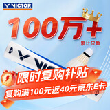 威克多（VICTOR）胜利羽毛球 耐打稳定练习比赛用球 云雀4号LARK4   12只装