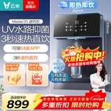 云米（VIOMI）管线机壁挂式直饮机家用净水器伴侣挂墙饮水机UV全水路杀菌速热制冷一体全通量匹配 温热炫彩屏：莫兰迪灰