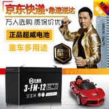 超威（CHILWEE）儿童车电瓶6V12Ah/20HR儿童三轮四轮电动汽车6V玩具通用蓄电池6V