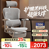 Ergonor保友金豪b雄鹰 人体工学椅 电脑椅 电竞椅办公椅子可躺老板椅 【金豪b雄鹰X】银白网+躺舒宝