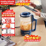 摩飞电器（Morphyrichards） 迷你养生壶办公室煮茶壶玻璃花茶壶养生杯烧水壶燕窝壶煮茶器电热水壶0.6L带玻璃炖盅 MR6085 【 分体式-配炖盅】轻奢蓝 0.6L