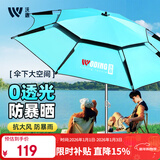 沃鼎钓鱼伞2025新款防晒不锈钢大钓伞加固加厚户外露营遮阳雨伞沙滩伞