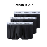 Calvin Klein CK 男士平角内裤套装 3条装 送男友礼物 U2664G 001黑色 S