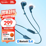 JBL TUNE 235BT 半入耳式蓝牙耳机 颈挂式耳机 防水设计 免提通话 超长续航快充 新年礼物 推荐 蓝色