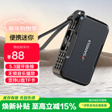 山水（SANSUI）M37老人收音机音响蓝牙音箱多媒体便携式户外音响小型迷你小音箱低音炮插卡收音机音乐播放器 黑色