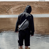 NIID机能单肩包男士斜挎包通勤包男款骑行邮差包随身包送礼黑标 R1BL 快银