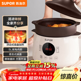苏泊尔（SUPOR）电炖锅电炖盅 电砂锅煲汤锅 炖汤锅 燕窝炖锅 紫陶锅电汤锅煮粥神器 电煮锅家用DG50YC851多功能锅